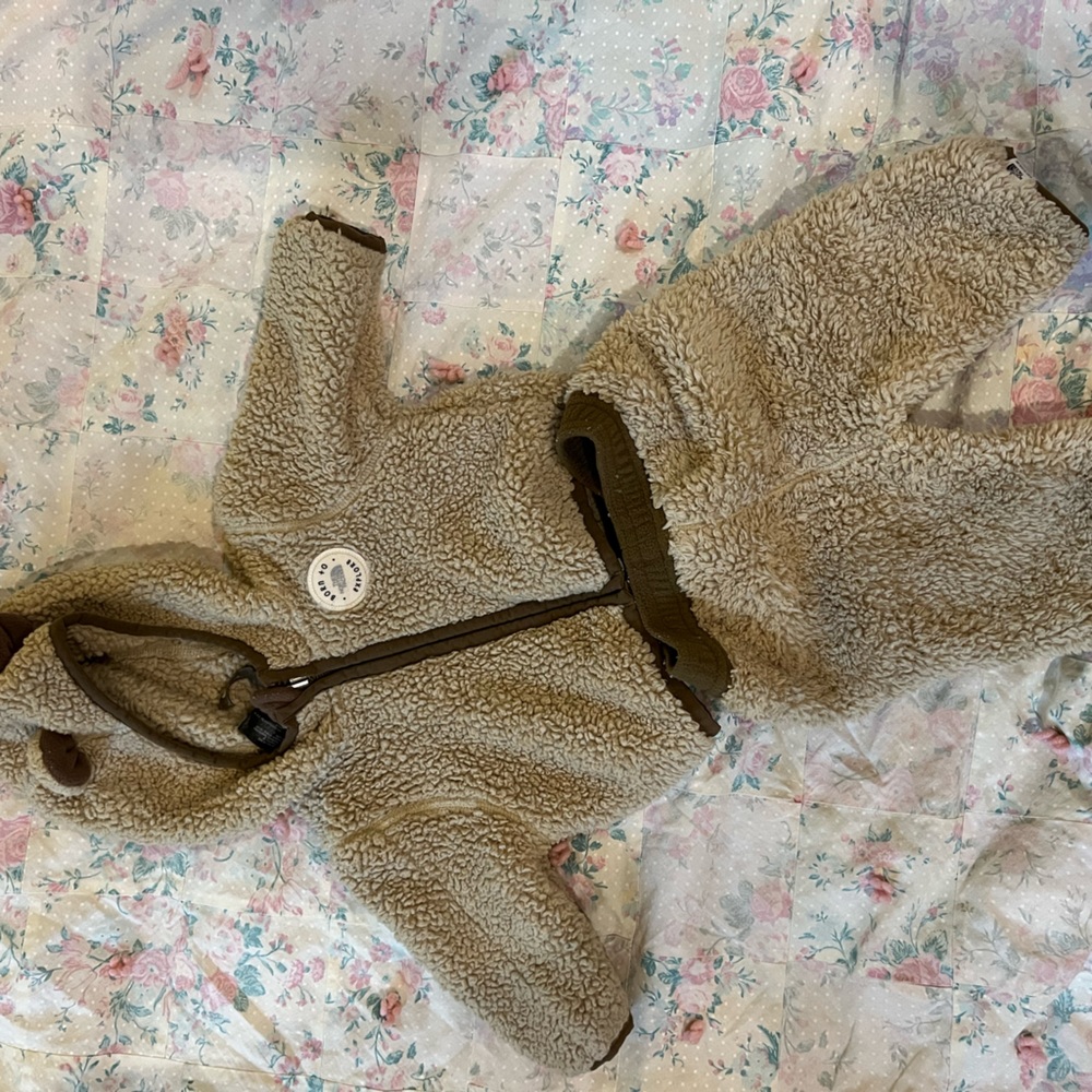 The North Face teddy suit